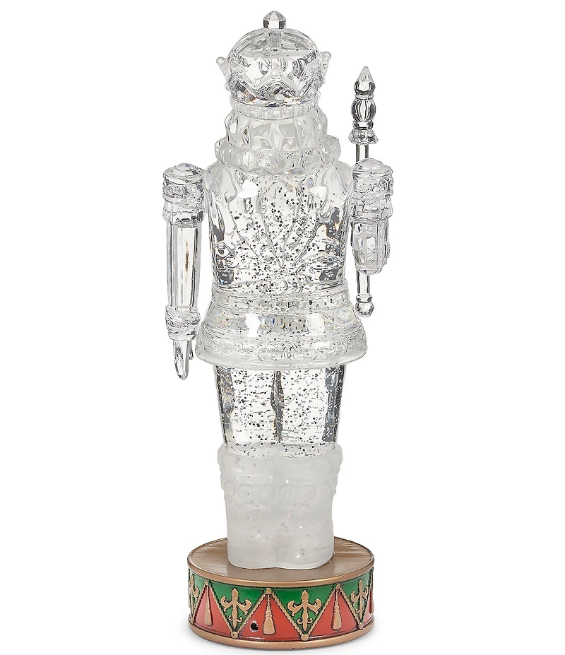 Roman LED Lighted Swirl Nutcracker with Drum Base Tabletop Decoration