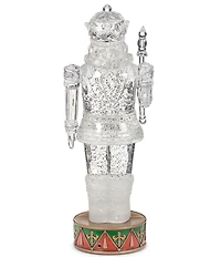 Roman LED Lighted Swirl Nutcracker with Drum Base Tabletop Decoration