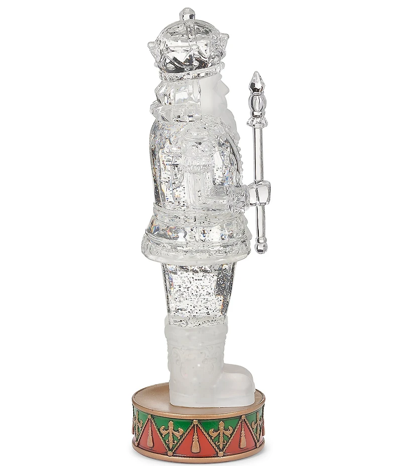Roman LED Lighted Swirl Nutcracker with Drum Base Tabletop Decoration