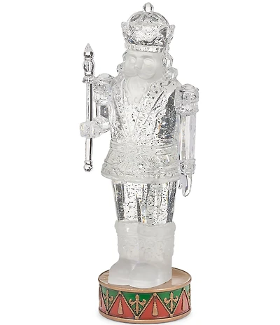 Roman LED Lighted Swirl Nutcracker with Drum Base Tabletop Decoration