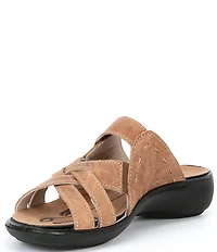 Romika Ibiza 99 Leather Slip-On Slide Sandals