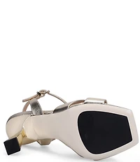 Ron White Ainsley Metallic Leather Dress Sandals