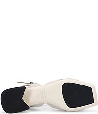 Ron White Brenna Leather Ankle Strap Sandals