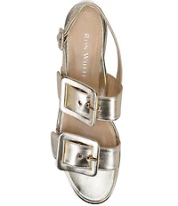 Ron White Callie Leather Buckle Sandals