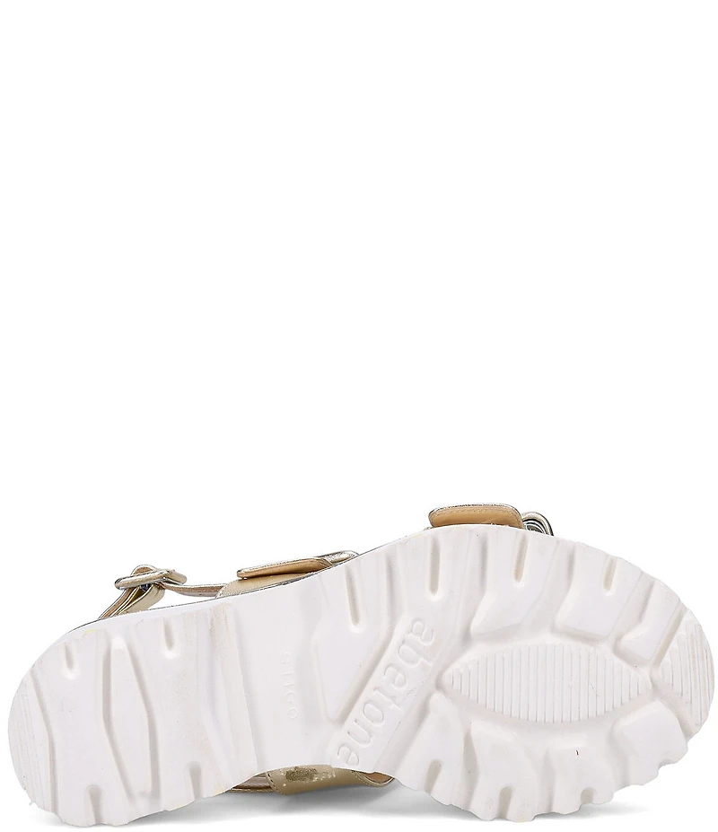 Ron White Callie Leather Buckle Sandals