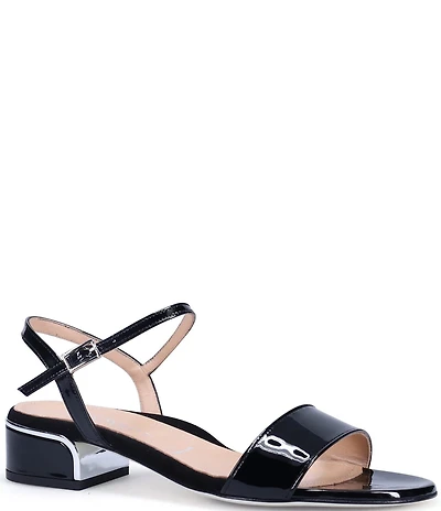 Ron White Emberly Patent Leather Block Heel Dress Sandals