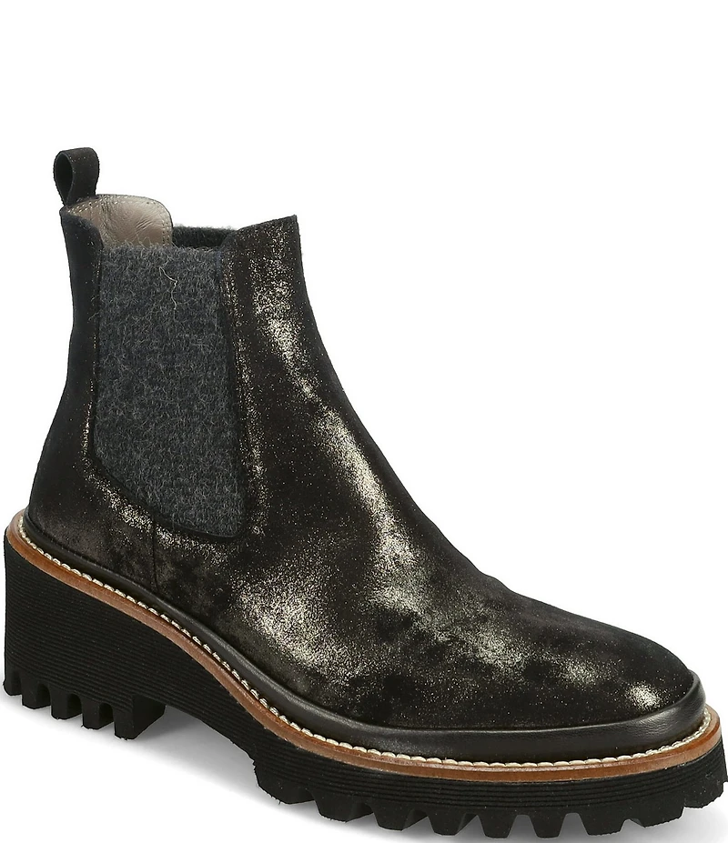 Ron White Emmaline Lustre Suede Ultralight Chelsea Boots