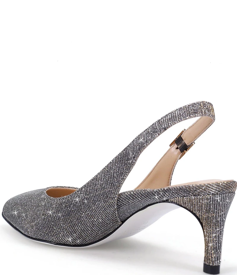 Ron White Marika Galaxy Kitten Heel Slingback Pumps