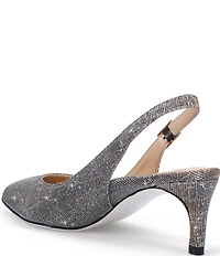 Ron White Marika Galaxy Kitten Heel Slingback Pumps