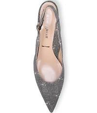 Ron White Marika Galaxy Kitten Heel Slingback Pumps