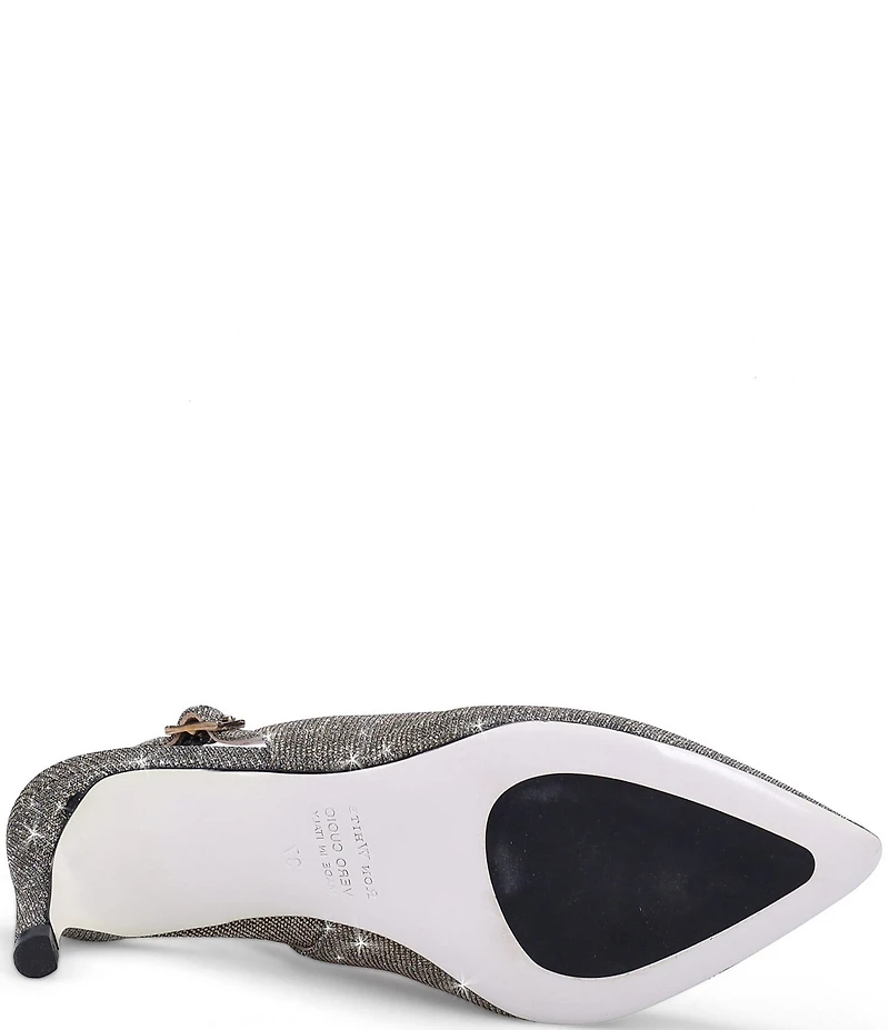 Ron White Marika Galaxy Kitten Heel Slingback Pumps