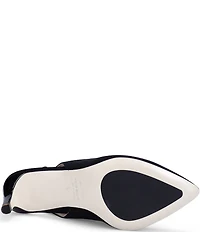 Ron White Marika Suede Kitten Heel Slingback Pumps