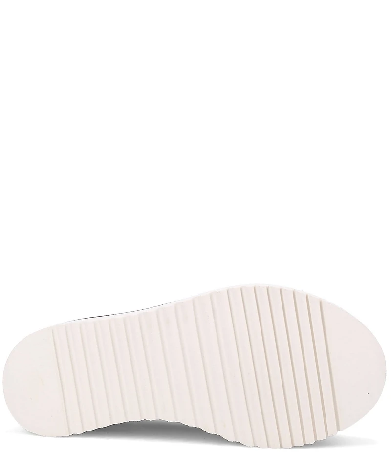 Ron White Neeva Woven Leather Wedge Slip Ons