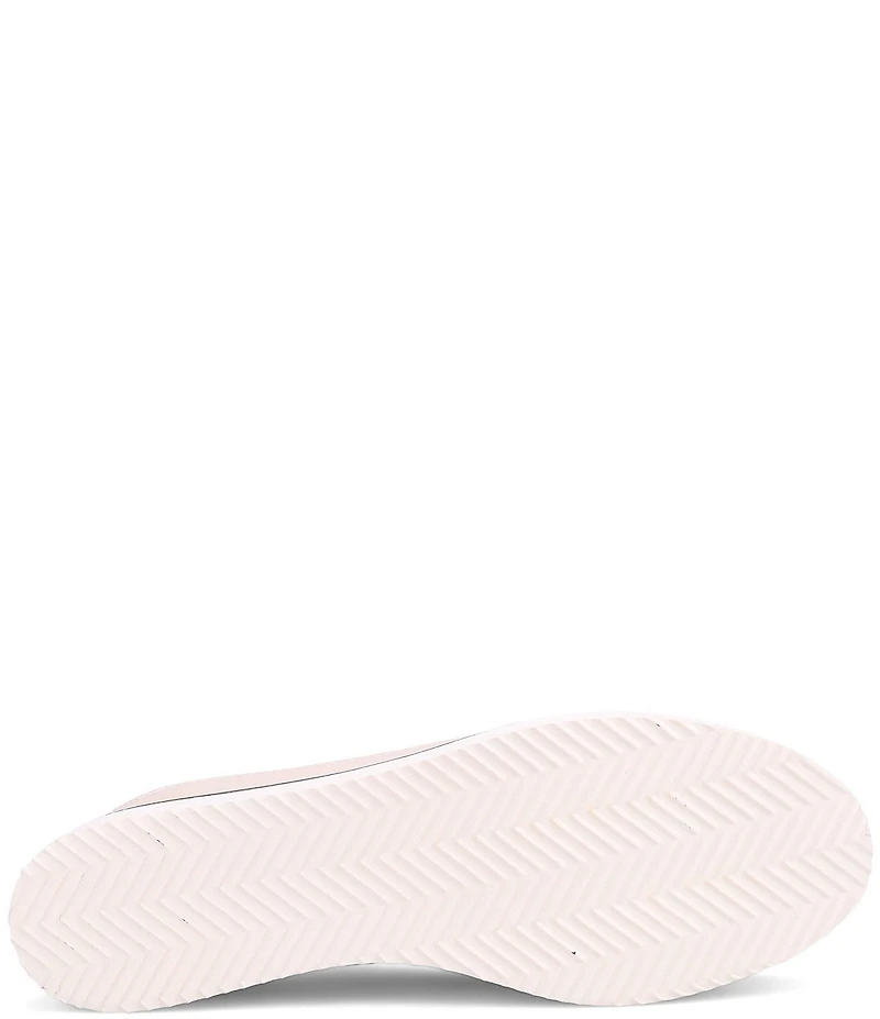 Ron White Nellaya Pearl Woven Embossed Leather Platform Wedge Slip Ons