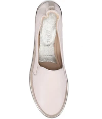 Ron White Nelleca Leather Platform Wedge Slip Ons