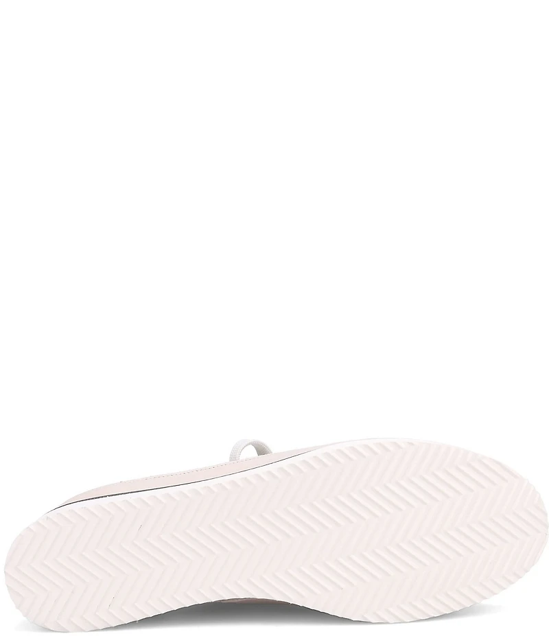 Ron White Novella Pearl Woven Embossed Leather Platform Wedge Slip Ons