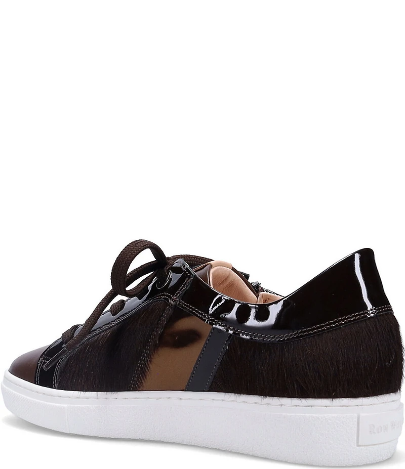 Ron White Ondraya Haircalf Lace Up Platform Sneakers