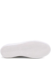 Ron White Oriya Epi Embossed Nubuck Side Zip Lace Up Platform Sneakers