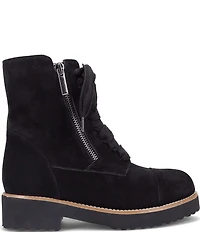 Ron White Tara Suede Lace Up Zip Booties