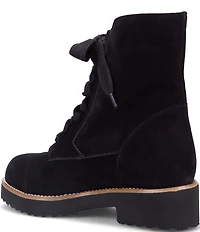 Ron White Tara Suede Lace Up Zip Booties