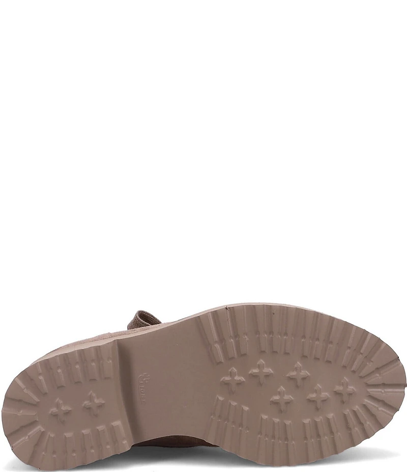 Ron White Tara Suede Lace Up Zip Booties
