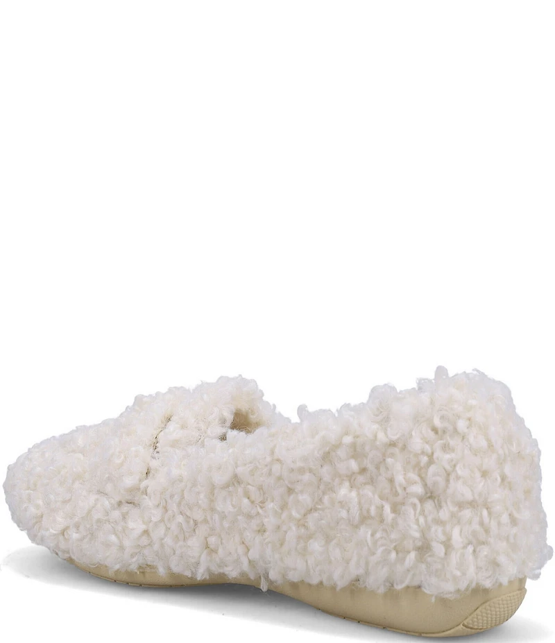 Ron White Teddy Wool Boucle Slippers