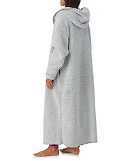 Room Service Cozy Plush Open Front Maxi Duvet Coat