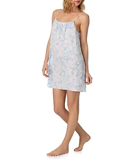 Room Service Woven Sleeveless Scoop Neck Butterflies & Bows Coordinating Chemise