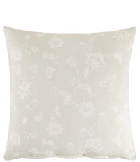 Rose Tree Eden Embroidered Floral Euro Sham