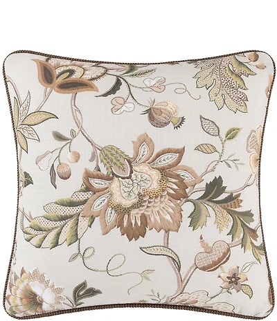 Rose Tree Esmerelda 18#double; Printed Woven Square Pillow