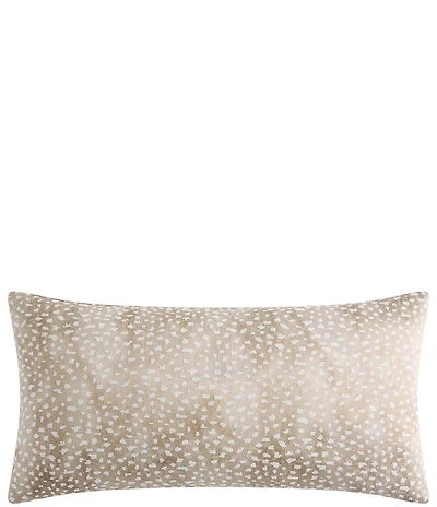 Rose Tree Hannah Woven Cheetah Print Boudoir Decorative Pillow