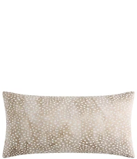 Rose Tree Hannah Woven Cheetah Print Boudoir Decorative Pillow