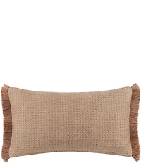 Rose Tree Harlow Fringed Reversible Boudoir Pillow