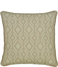 Rose Tree Harrogate Damask & Geometric Reversible Square Pillow