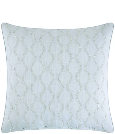 Rose Tree Josephine Embroidered Waves Euro Sham