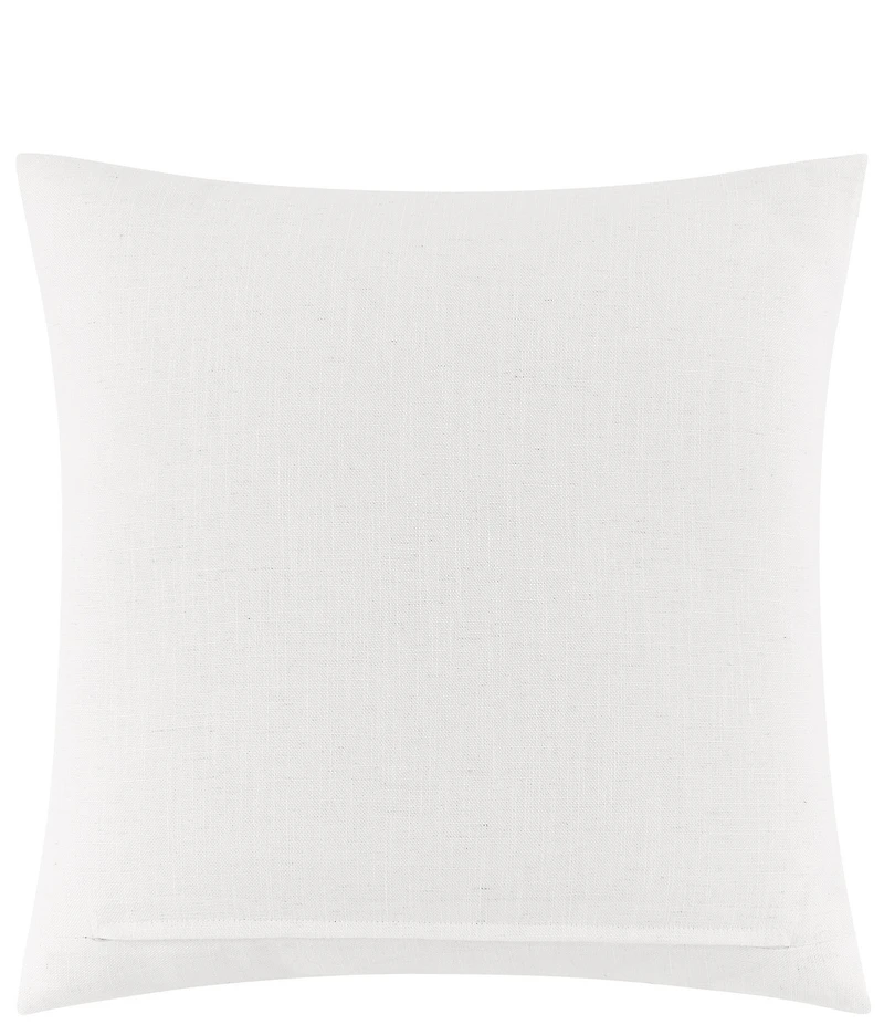 Rose Tree Komodo Foliage Embroidered Square Pillow