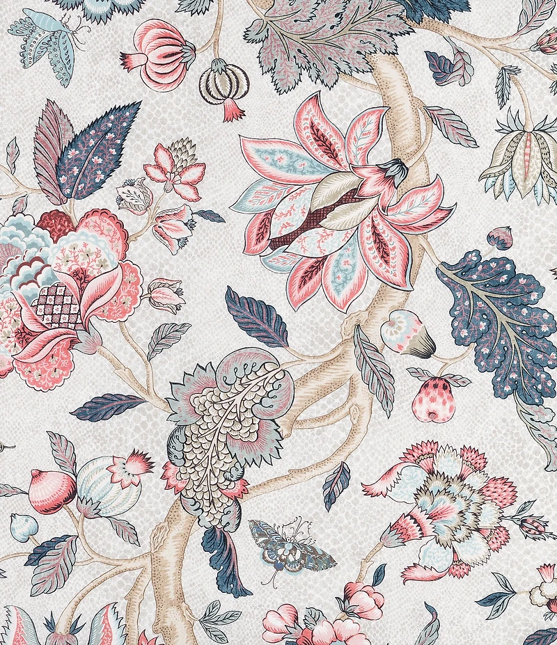 Rose Tree Talia Jacobean Floral Print Cotton Comforter Set