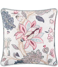 Rose Tree Talia Jacobean Floral Printed Square Pillow