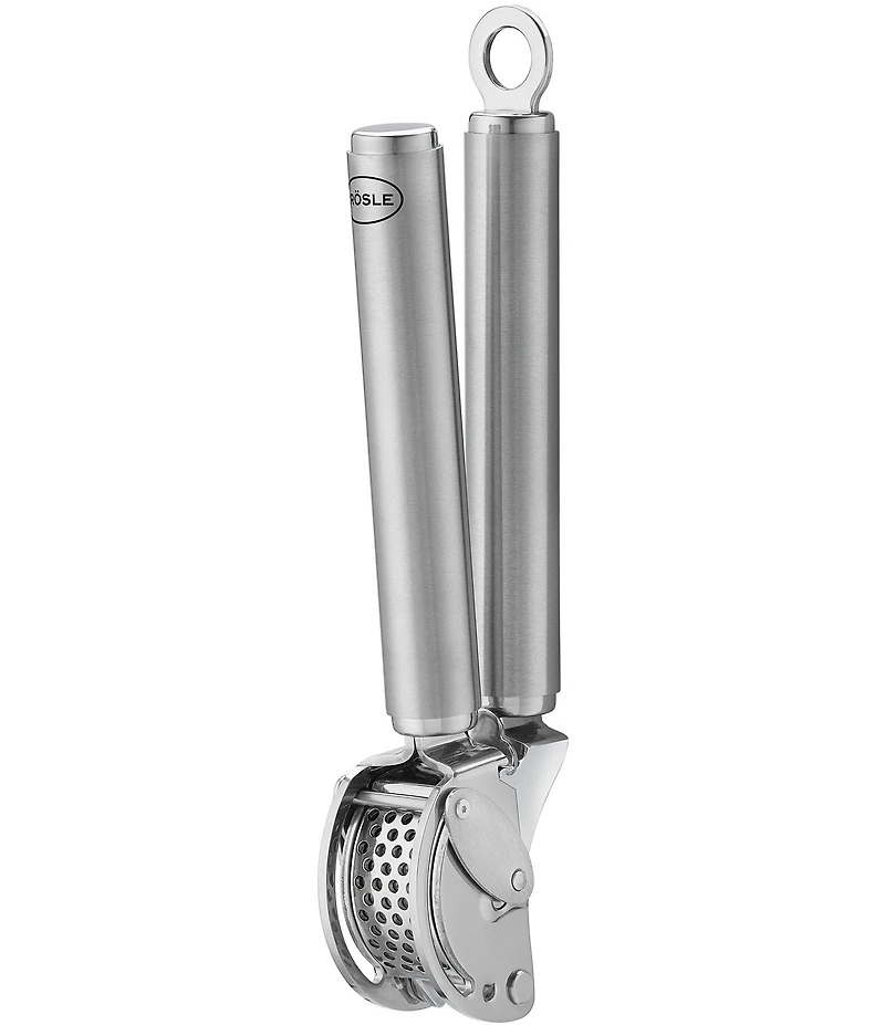 Rosle Stainless Steel Garlic Press with Scraper