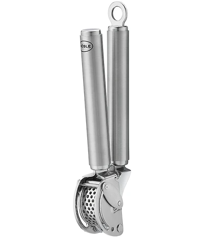 Rosle Stainless Steel Garlic Press with Scraper