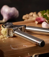 Rosle Stainless Steel Garlic Press with Scraper