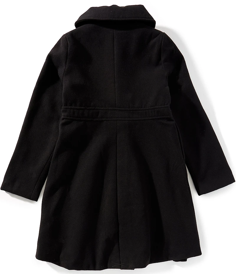 Rothschild Big Girls Long Sleeve Bow-Accented Coat