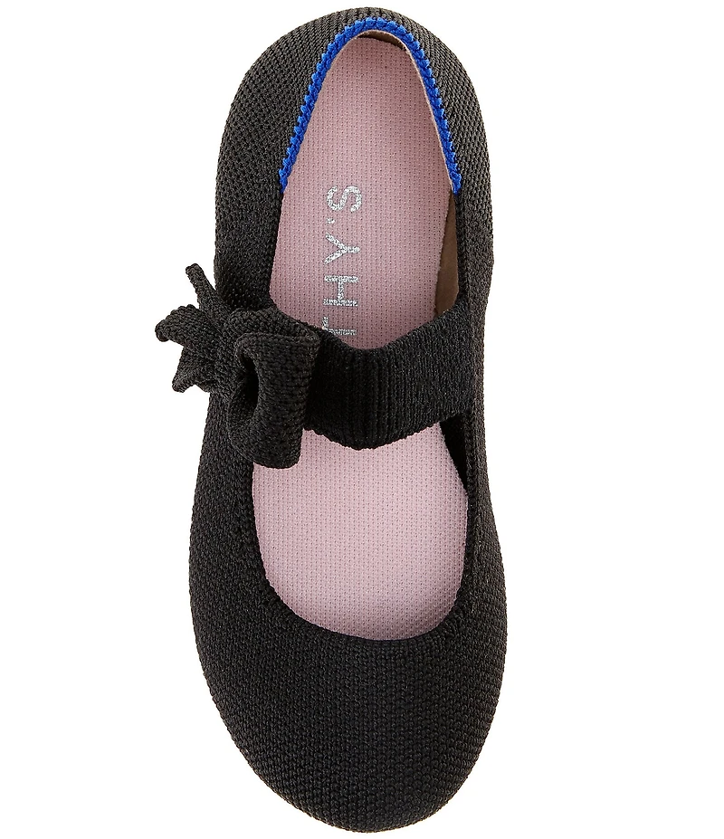Rothy's Girls' The Tux Bow Knit Washable Mary Janes (Infant)
