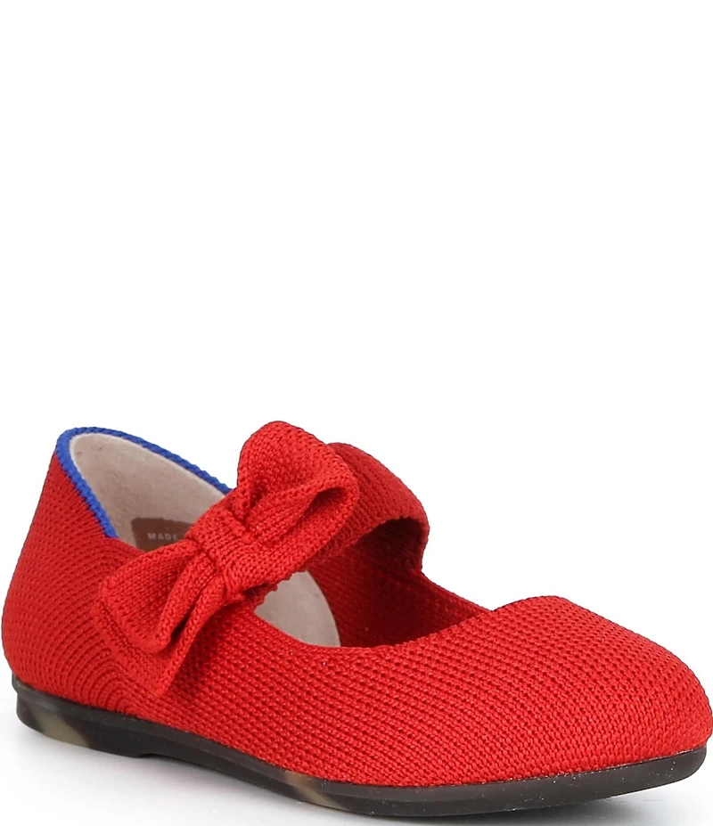 Rothy's Girls' The Tux Bow Knit Washable Mary Janes (Toddler)