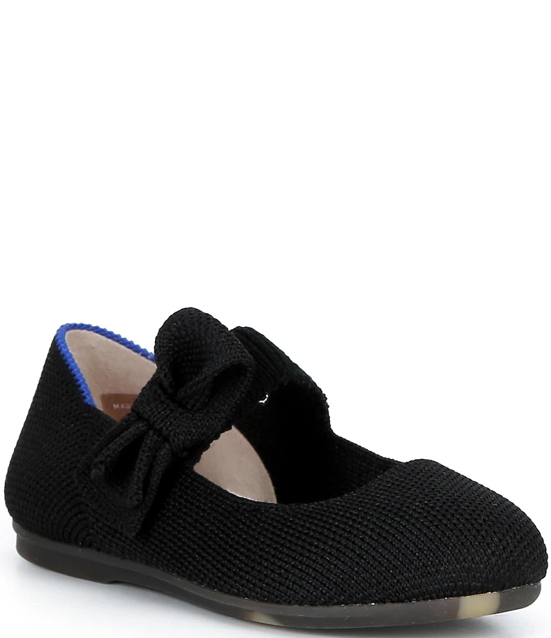 Rothy's Girls' The Tux Bow Knit Washable Mary Janes (Toddler)