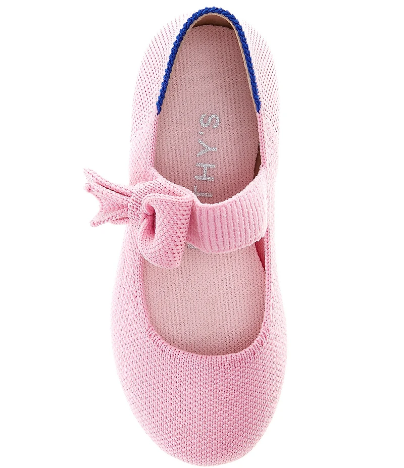 Rothy's Girls' The Tux Bow Knit Washable Mary Janes (Youth)