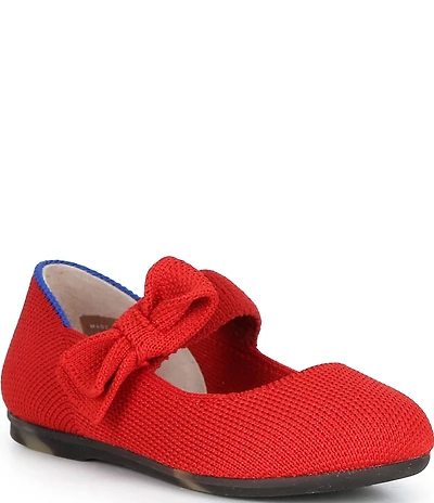 Rothy's Girls' The Tux Bow Knit Washable Mary Janes (Youth)