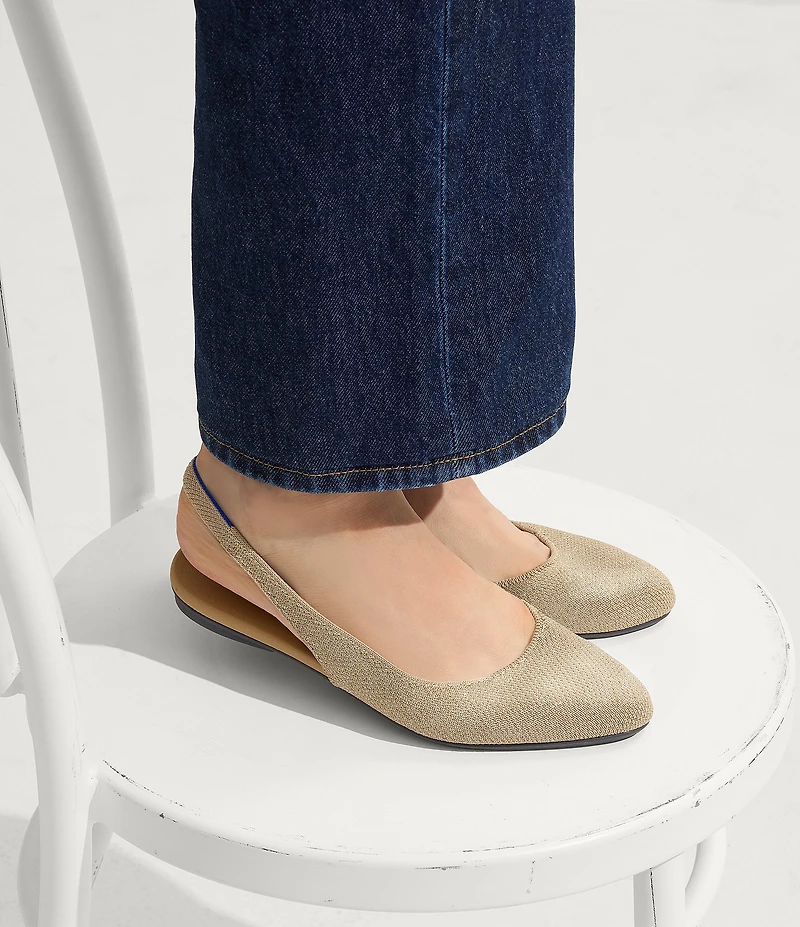Rothy's The Almond Washable Slingback Flats