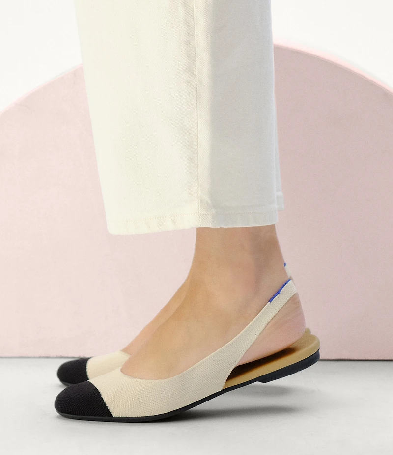 Rothy's The Almond Washable Slingback Flats