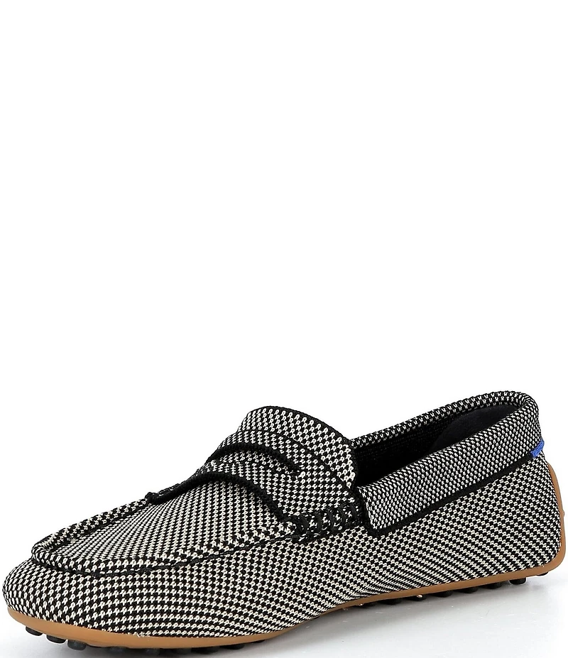 Rothy's The Daily Driver Knit Micro Check Loafers